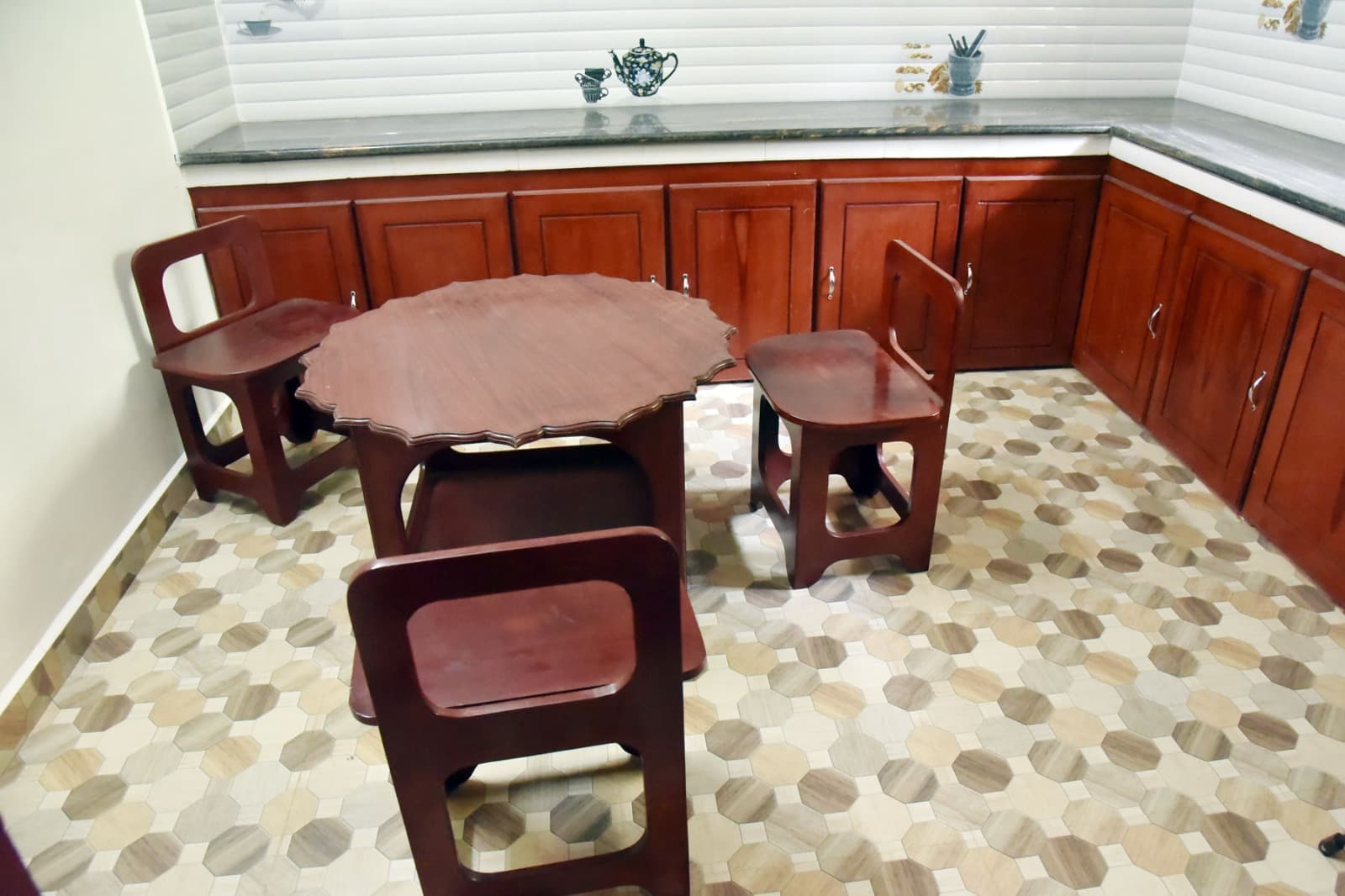 Kitchen with dining area
